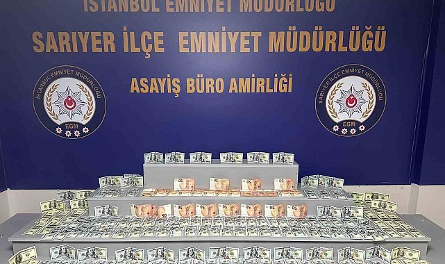 Sarıyer'de bir AVM'de 1 milyon TL'lik sahte dolar bozdurmaya çalışan şahıs yakalandı
