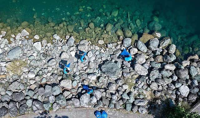 SASKİ'den Sapanca Gölü'de temizlik operasyonu
