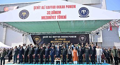 Şehit Ali Gaffar Okkan POMEM'de 32. dönem mezuniyet töreni düzenlendi