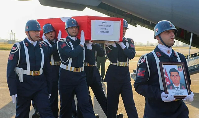 Şehit Jandarma Uzman Çavuş Adana'da son yolculuğuna uğurlandı