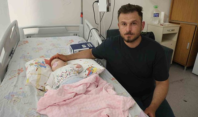 Serum çıkarma işlemi esnasında sargıyla birlikte bebeğin parmağı kesildi