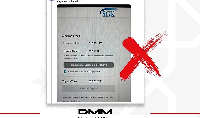SGK ödemelerinde "banka ücreti alınıyor" iddiası asılsız!