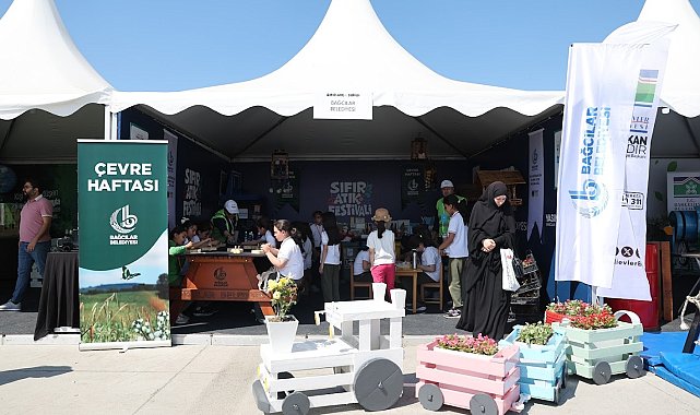 Sıfır Atık Festivali'nde Bağcılar Belediyesi standına yoğun ilgi