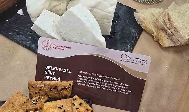 Siirt'in geleneksel peynirleri Bursa'da tanıtıldı