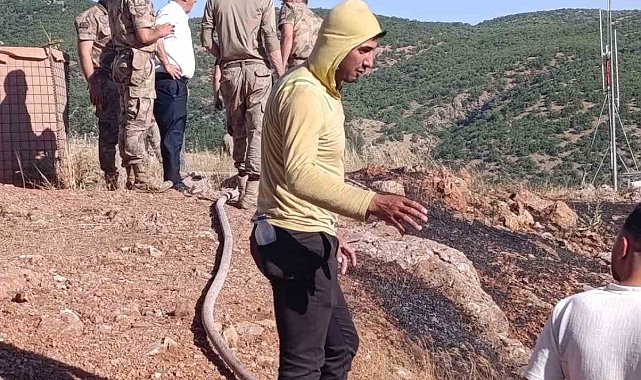 Siirt'te çıkan yangın ekiplerin müdahalesiyle söndürüldü