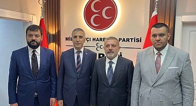 Sincan Belediye Başkanı Ercan'dan MHP'ye ziyaret