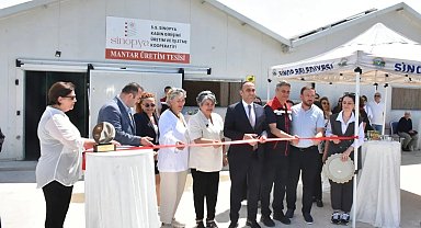 Sinop'ta istiridye mantarı ve dikey tarım tesisi açıldı