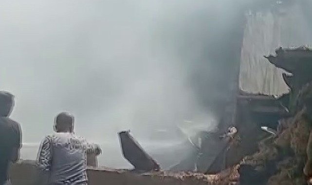 Sivas'ta mutfak tüpü patladı, çıkan yangında bir kişi dumandan etkilendi