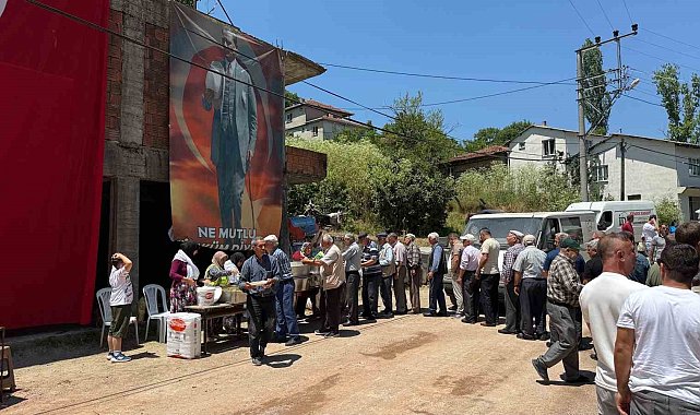 Söğütalan Köyünde hayır yemeği düzenlendi