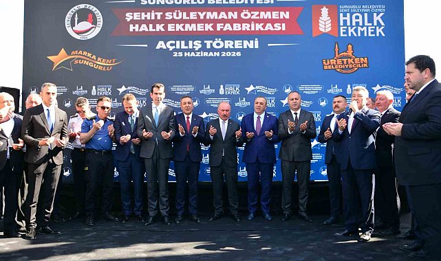 Sungurlu Belediyesi Halk Ekmek Fabrikası törenle açıldı: Günde 10 bin ekmek üretiliyor