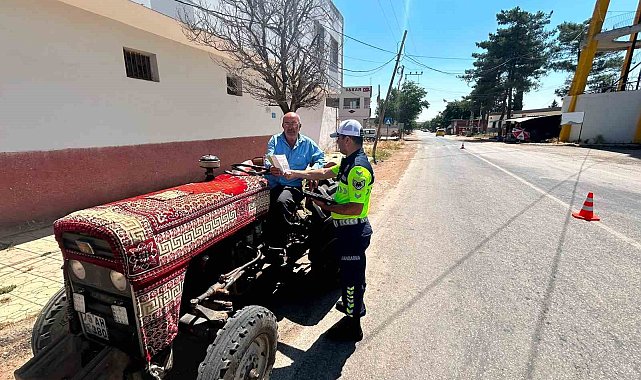 Tarım sezonunun başlamasıyla traktörler denetlendi