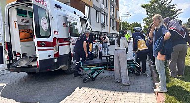Tavşanlı'da motosiklet devrildi: 2 yaralı