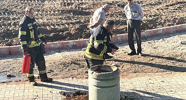 Tavşanlı'da vatandaşların dikkati facianın önüne geçti