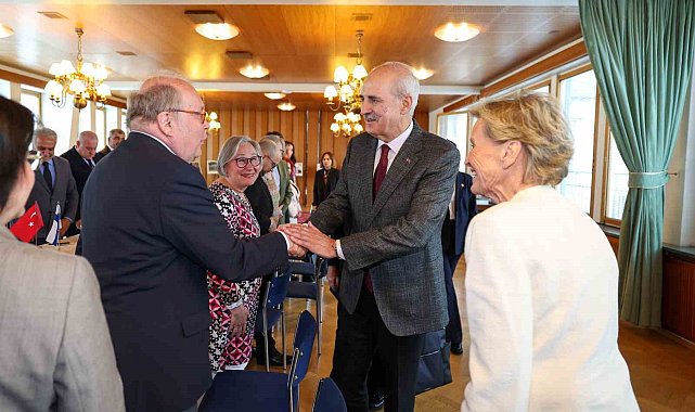 TBMM Başkanı Kurtulmuş, Finlandiya İslam Cemaatini ziyaret etti