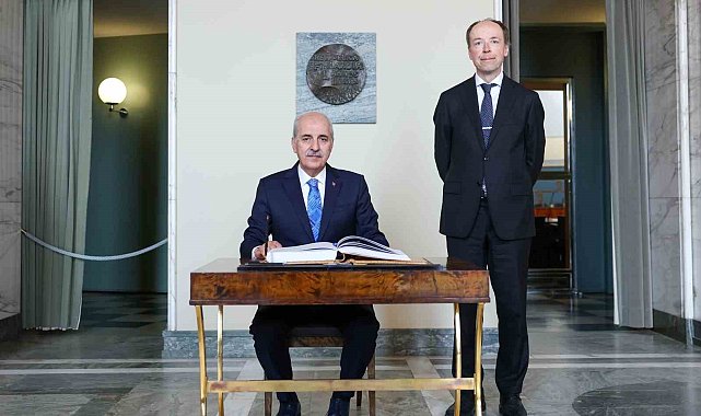 TBMM Başkanı Kurtulmuş, Finlandiya Parlamentosu Başkanı Halla-Aho ile Helsinki'de görüştü