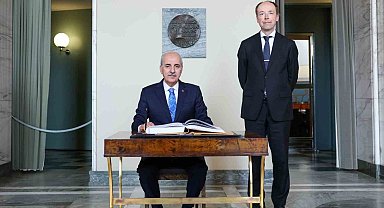 TBMM Başkanı Kurtulmuş, Finlandiya Parlamentosu Başkanı Halla-Aho ile Helsinki'de görüştü