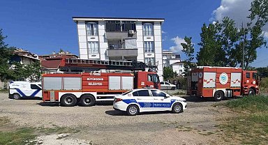 Tekirdağ'da ev yangını