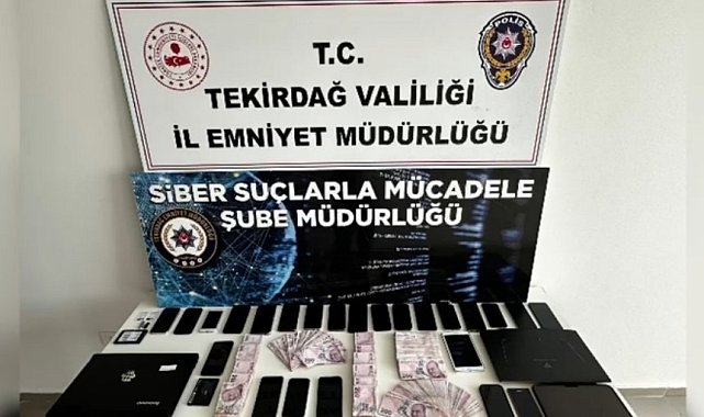 Tekirdağ'da yasa dışı bahis çetesi çökertildi: 32 tutuklama