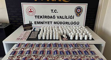Tekirdağ'da zehir tacirlerine operasyon: 3 tutuklama