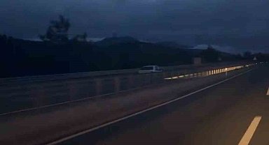 Ters yönde kilometrelerce ilerleyerek trafiği tehlikeye düşürdü