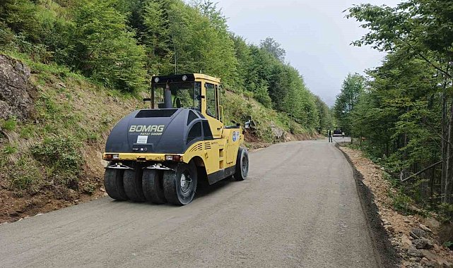 Trabzon'da yayla yollarında yoğun mesai