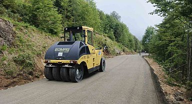 Trabzon'da yayla yollarında yoğun mesai