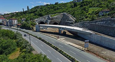 Trabzon'un 30 yıllık hayali olan Güney Çevre Yolu Projesi'nde çalışmalar sürüyor