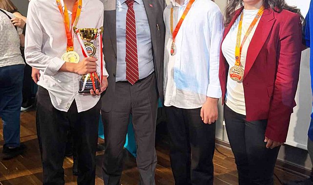 Türkiye 3'üncsü Muğla BİLSEM'e Eğitim-Bir-Sen'den tebrik ziyareti