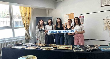 Üniversite öğrencilerinin el emekleri görücüye çıktı