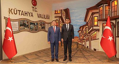 Uşak Valisi Kartal'dan Kütahya Valisi Işın'a iade-i ziyaret