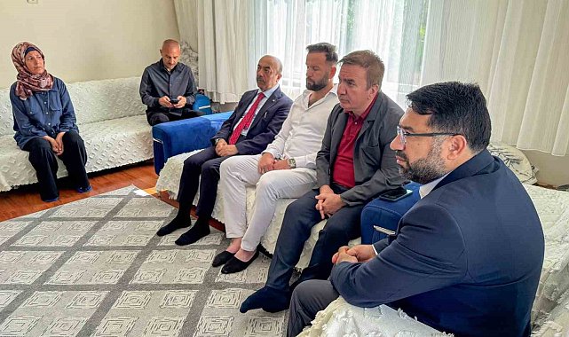 Vali Aydoğdu, babasını kaybeden öğrencinin ailesini ziyaret etti