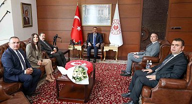 Vali Hacıbektaşoğlu Çevre Haftası heyetini ağırladı