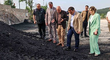 Vali Sözer'den yol ve asfalt tesislerine yakın takip