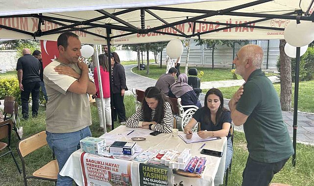 Van'da "Hareket yaşını öğren, sağlıklı yaşa" kampanyası başlatıldı