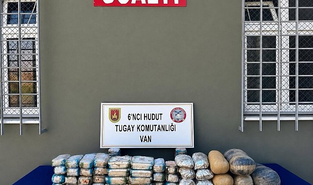 Van'da sınır hattında 44 kilo uyuşturucu ele geçirildi