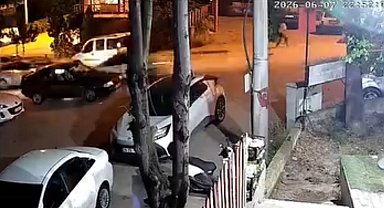 Yaralamalı zincirleme kazanın görüntüleri ortaya çıktı