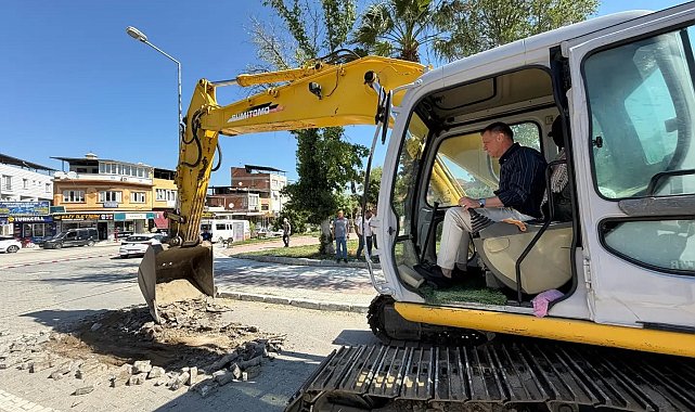 Yenipazar yollarında sıcak asfalt çalışması başladı