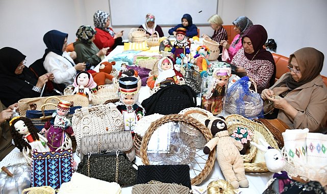 Yeşilyurt'ta el emeği ürünler ekonomiye dönüşüyor