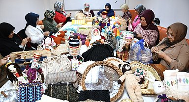 Yeşilyurt'ta el emeği ürünler ekonomiye dönüşüyor