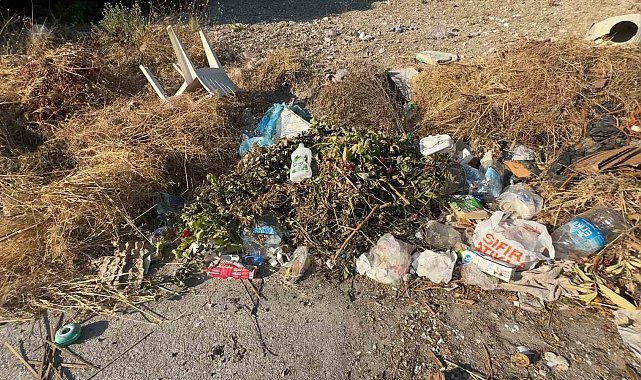 Yol kenarları çöple doldu, mahalleli isyan etti