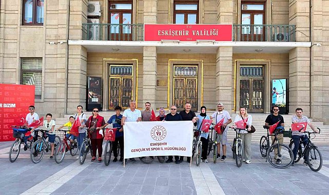 15 Temmuz Demokrasi ve Millî Birlik Günü etkinlikleri kapsamında anlamlı bisiklet turu
