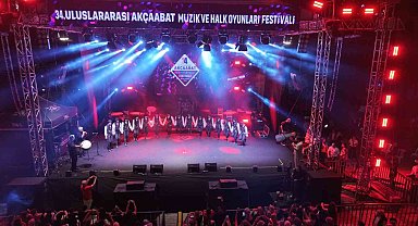 34. Uluslararası Akçaabat Müzik ve Halk Oyunları Festivali sona erdi