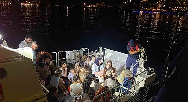 40 göçmen yakalandı; 2 gözaltı