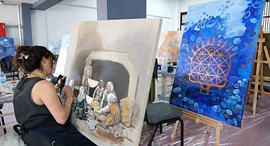 8. Uluslararası Sanat Çalıştayı Çorum'da başladı: 34 sanatçı Çorum'u tuvalleriyle anlatacak