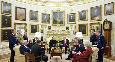 ABD Başkanı Trump, Beyaz Saray'da Zelenskiy ile görüştü
