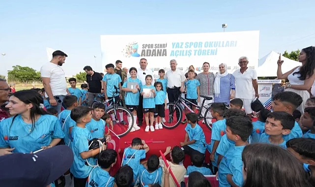Adana'da Yaz Spor Okulları açıldı