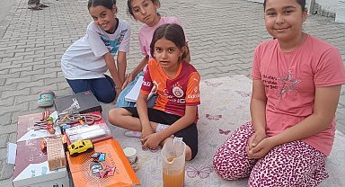 Adıyaman'da çocuklardan örnek yardım kampanyası