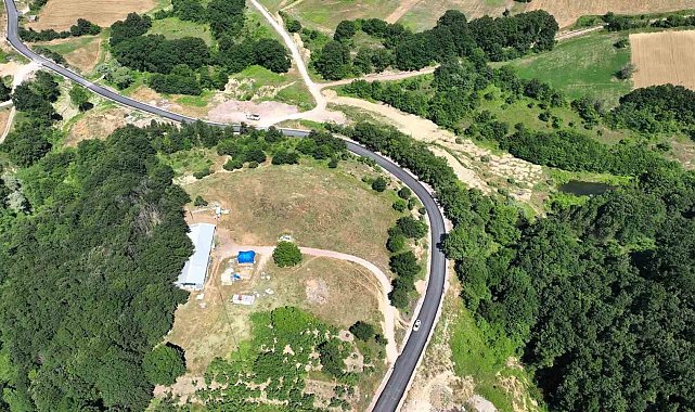 Ağır tonajlı araçlar için Akmeşe'de 2 bin 700 metrelik yeni güzergah