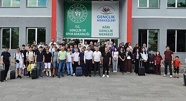 Ağrı Gençlik Merkezi'nden gençlere kamp yolculuğu