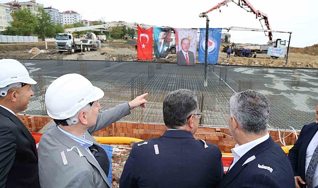 Akçaabat otogarının temeli atıldı